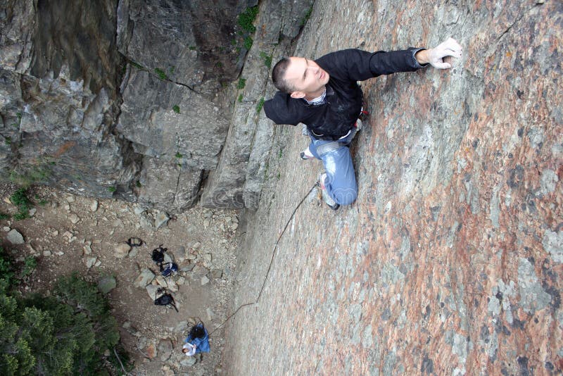 Rock climbing