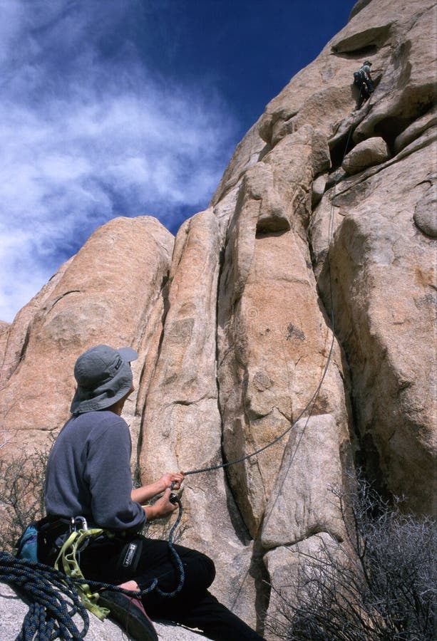 Rock Climbing in Southern California Stock Photo Image of climbing