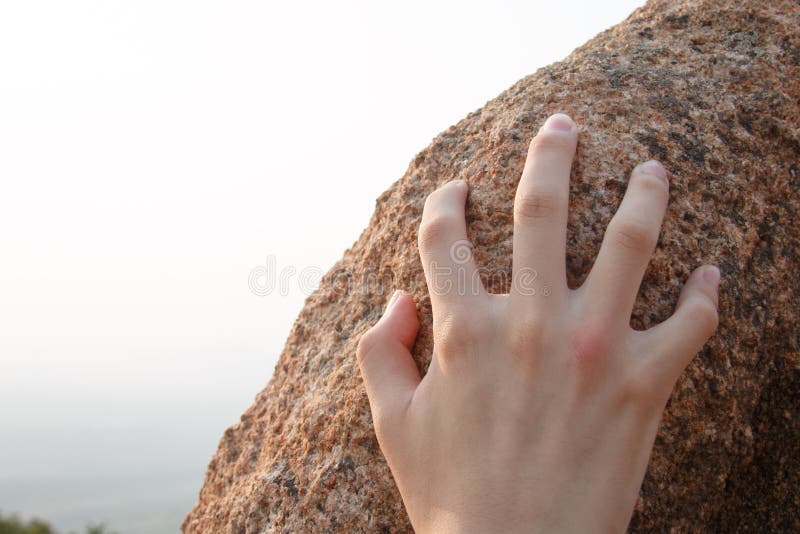Rock climbing stock image. Image of athlete, asian, nature 56671683