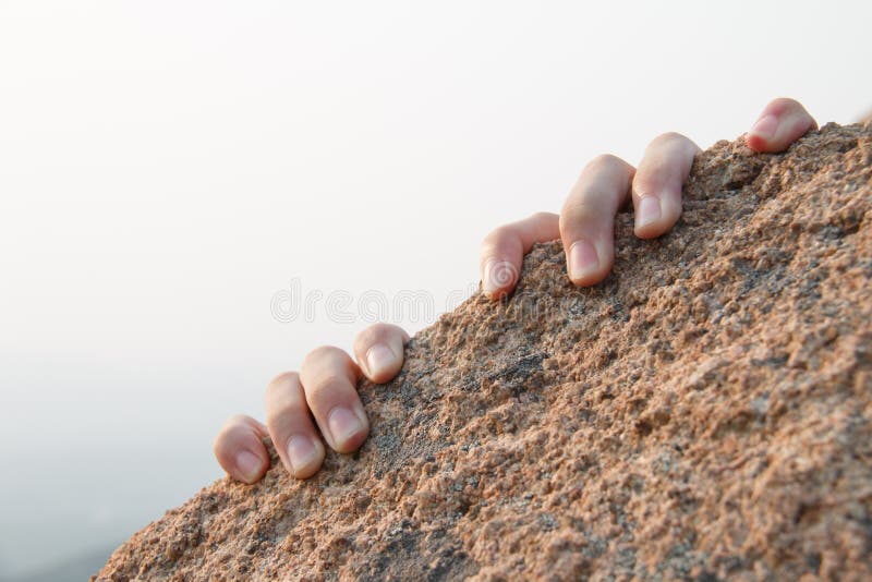 Rock climbing stock photo. Image of extreme, nature, close 56671896