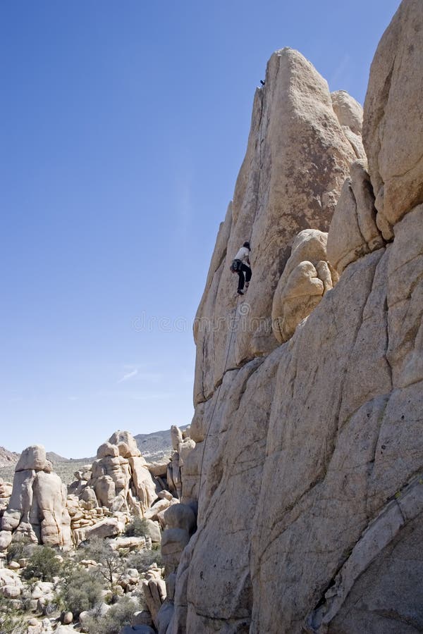 Rock Climbing in Southern California Stock Photo Image of climbing
