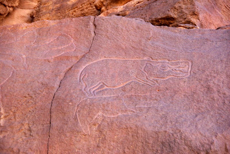 Rock engraving, Libya