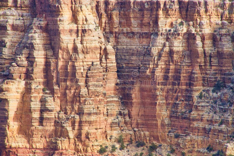 Rock Face with layers of different colors