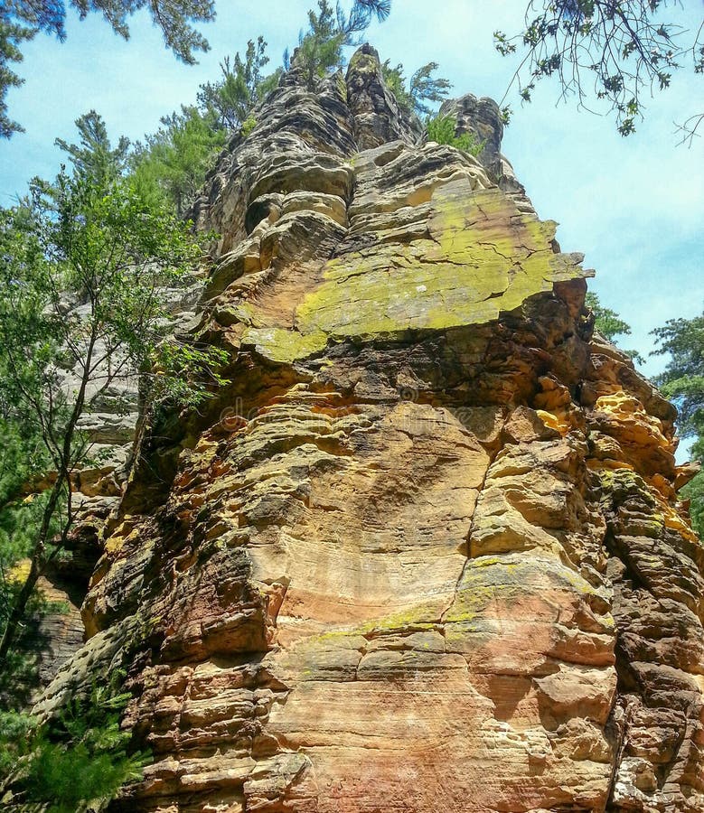 View of the Rock face royalty free stock photo