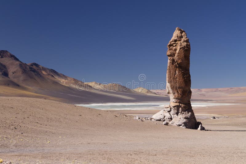Rock formation in the atacama desert