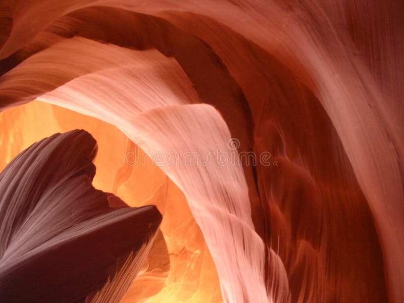Rock formations of Antelope Canyon stock photo Rock formations of Antelope Canyon stock photo