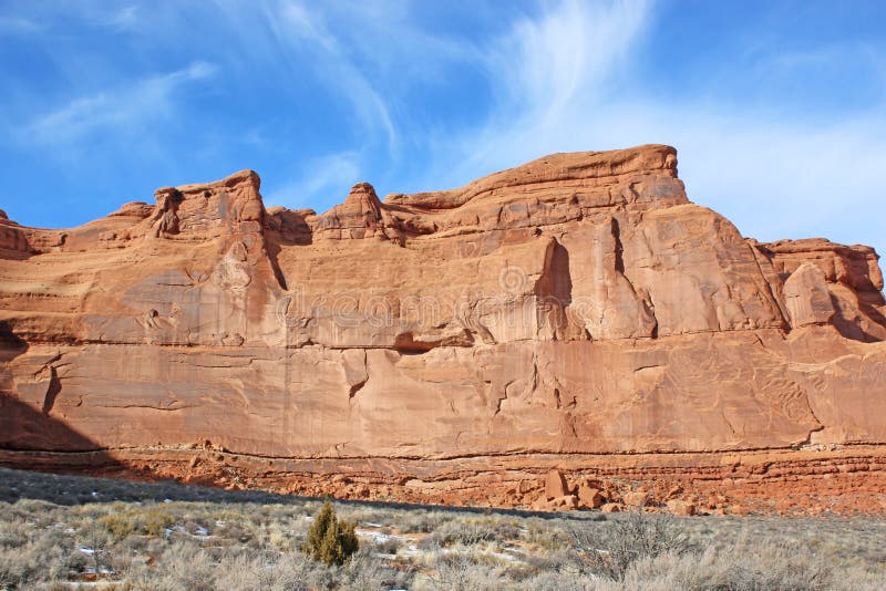 Formations of Arches National Park Stock Image Image of southwestern