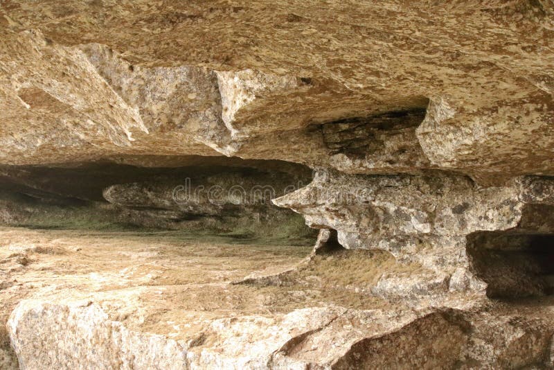 ROCK FORMATIONS INSIDE A CAVE royalty free stock image ROCK FORMATIONS INSIDE A CAVE royalty free stock image
