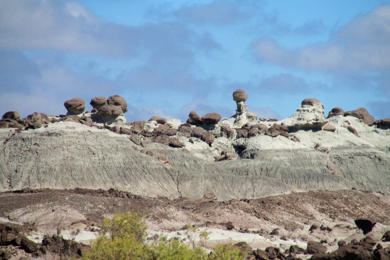 Rock formations Ischigualasto, Valle de la Luna