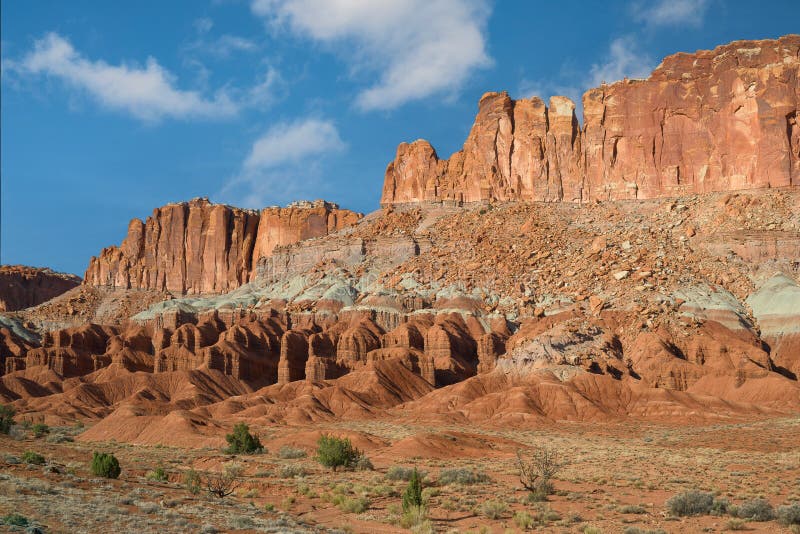 Fluted Wall Capitol Reef Stock Photos - Free & Royalty-Free Stock ...