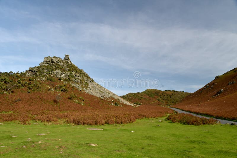 Valley of Rocks near Lynton, Exmoor, North Devon