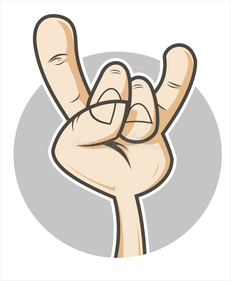 Rock on Hand Sign, Rock N Roll, Hard Rock, Heavy Metal, Music, D Stock ...