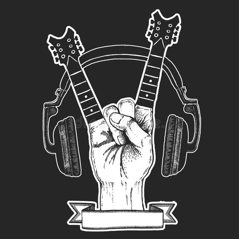  Rock  Heavy Metal Hard  Rock  Music Hand Symbol Vector Icon  