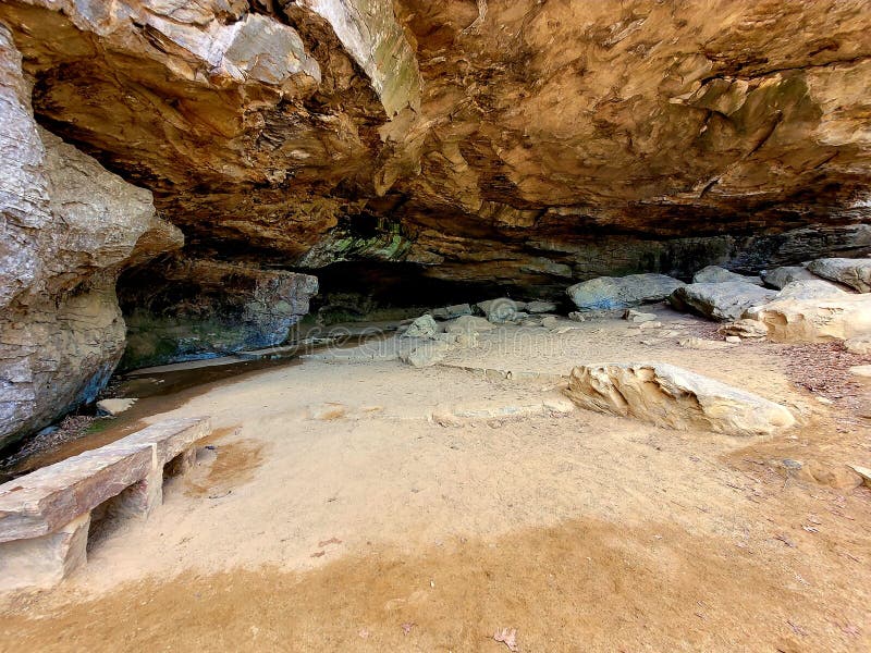 Rock House Cave in Petit Jean State Park Stock Photo Image of formation, arkansas 244036302