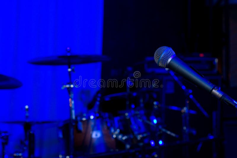 Rock or jazz concert background royalty free stock photo