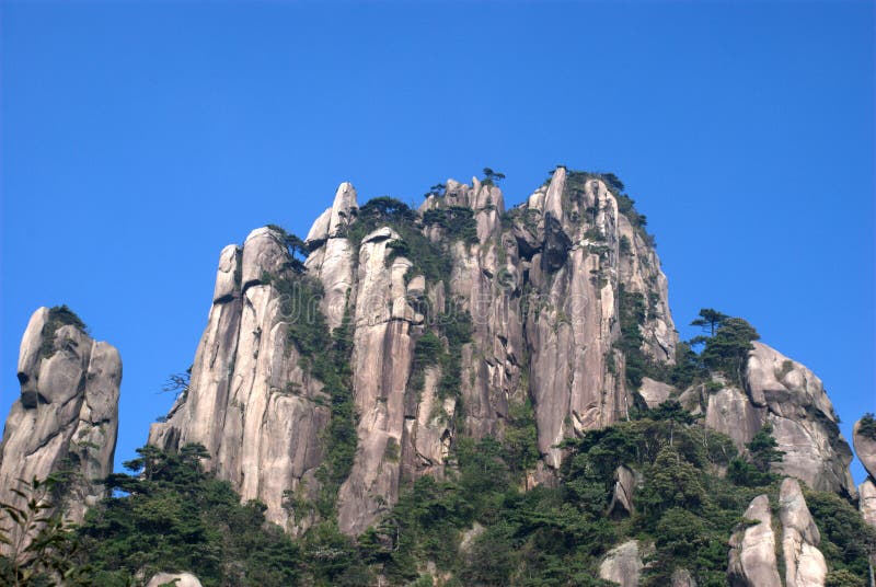 Rock mountain and sky