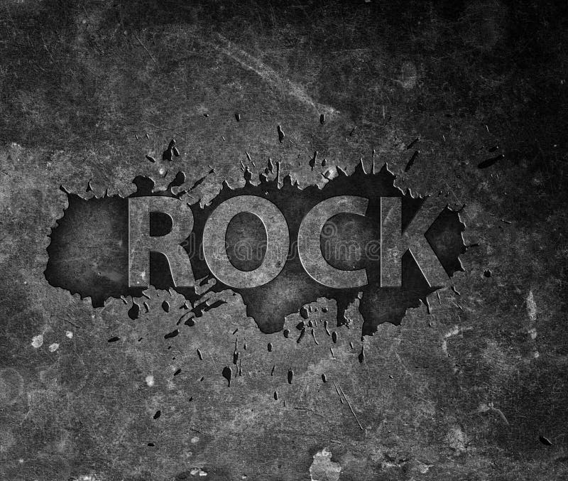 Rock music poster