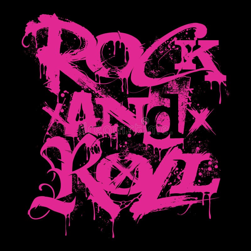 rock and roll font