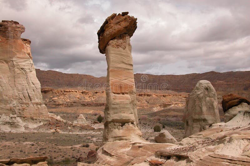 Rock Pillar stock photo. Image of white, rock, formations 165528