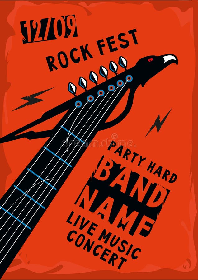 Music Poster Rock Stock Illustrations – 20 554 Music Poster Rock Stock