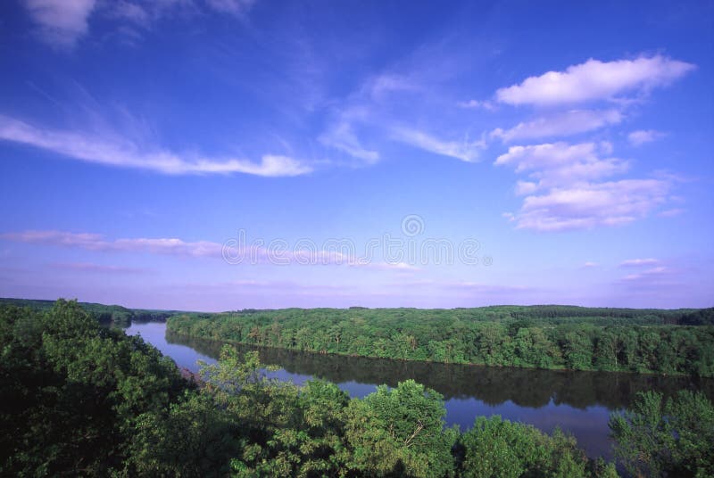 Rock River Valley Illinois Stock Image Image of state, woods 15542553
