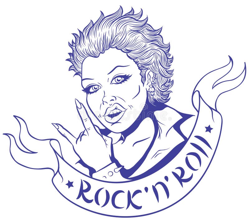 Rock-and-Roll stock abbildung Rock-and-Roll stock abbildung