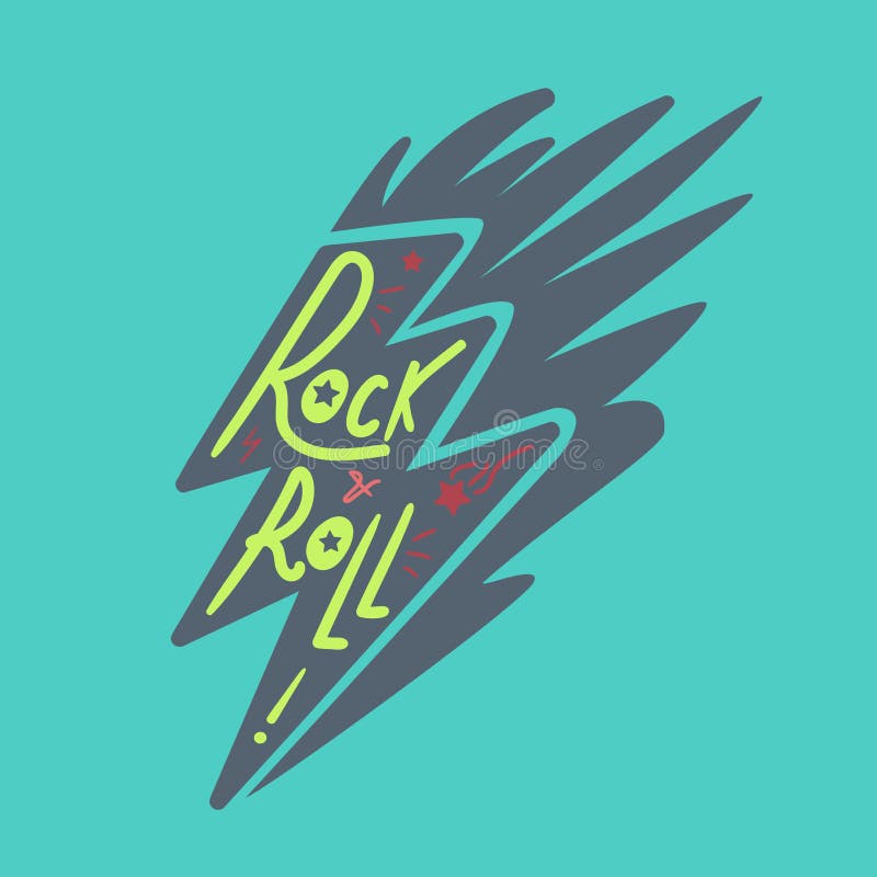 Rock and Roll Lettering