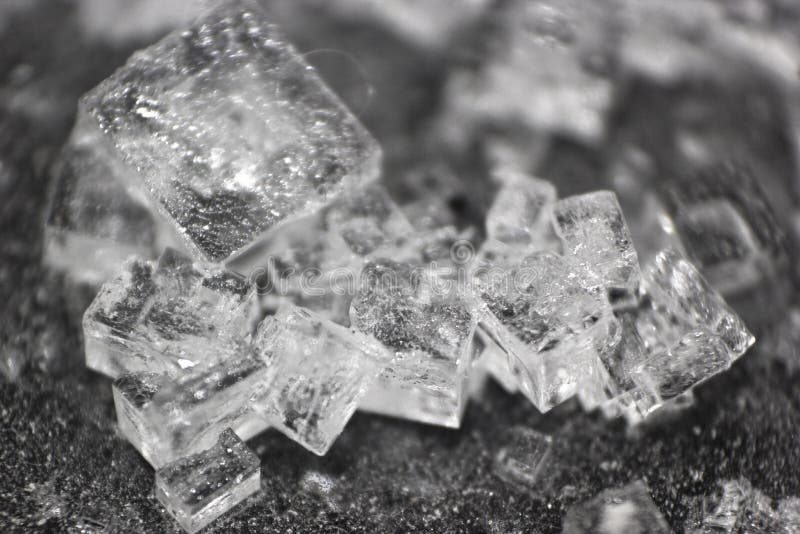 Rock Salt Cube Crystals Staying Together Stock Photo Image of salt