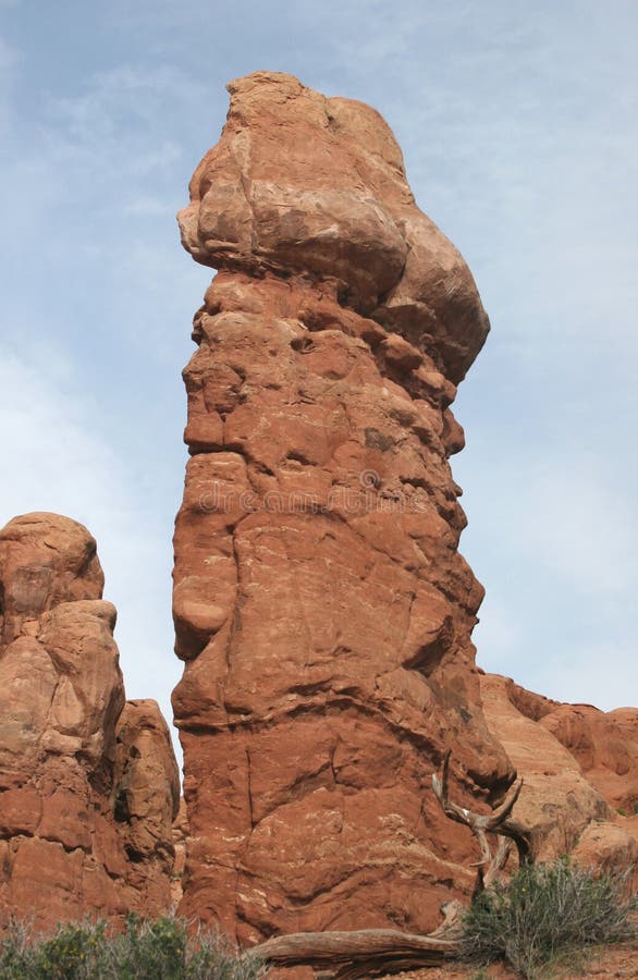 Rock statue stock photo. Image of destination, clouds 5367550