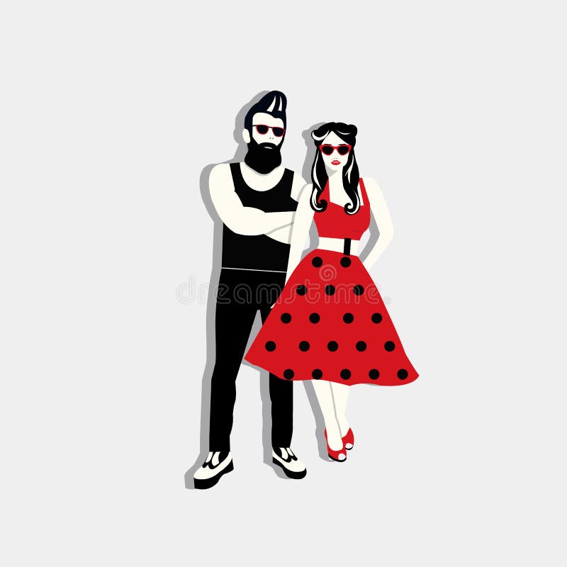 rockabilly clipart