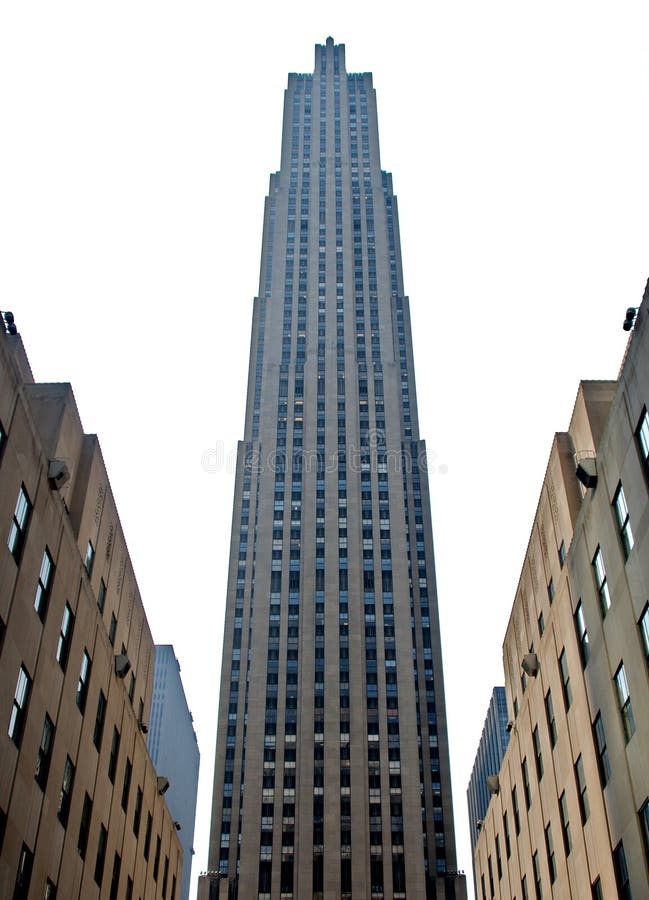 New York City rockefeller center and surrounding buildings. New York City rockefeller center and surrounding buildings