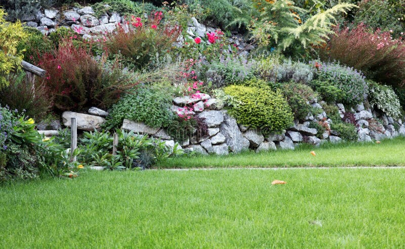 Rockery garden royalty free stock photos Rockery garden royalty free stock photos
