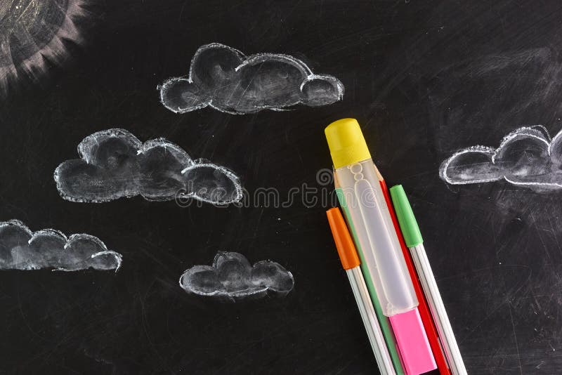 Rocket fez fontes extraescolares fotografia de stock royalty free