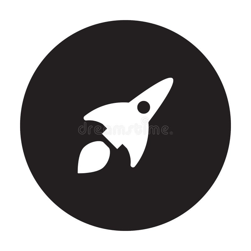 Rocket Icon. Vector Rocket. Simple Sign Illustration. Rocket Symbol