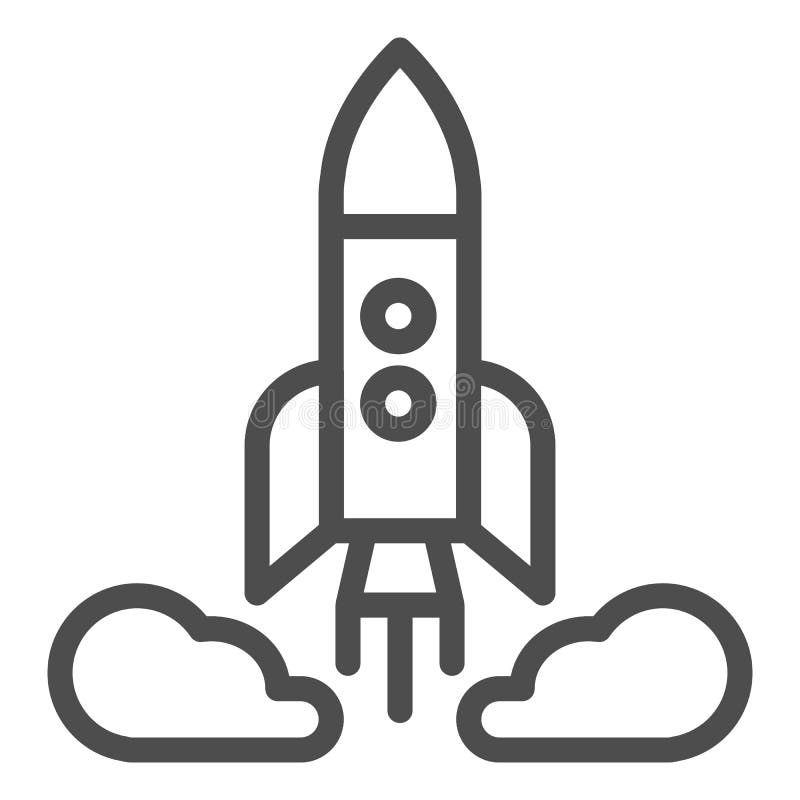 Rocket Clipart Black And White