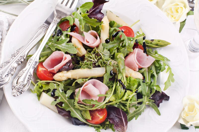 Rocket Salad stock photo. Image of calorie, asparagus 19895558