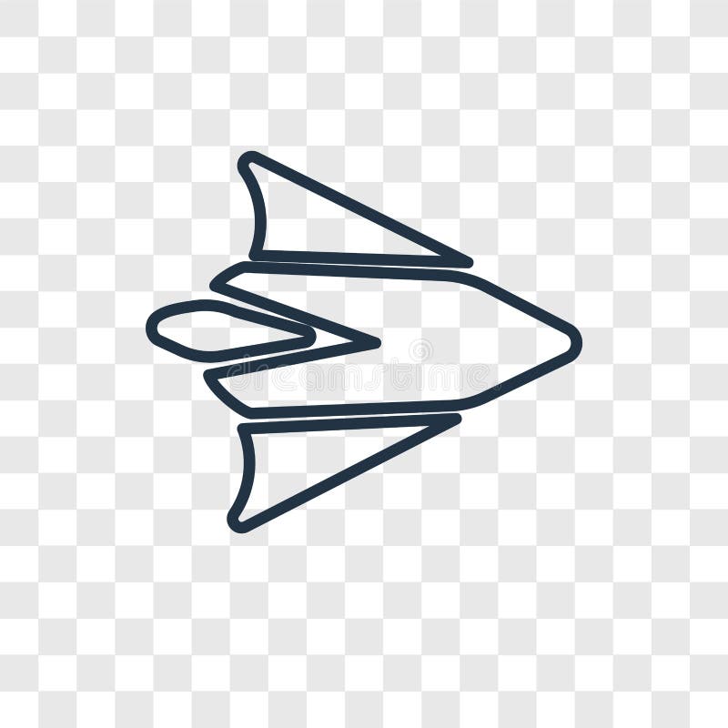 Rocket ship concept vector linear icon isolated on transparent b vector illustration Rocket ship concept vector linear icon isolated on transparent b vector illustration