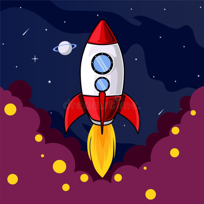 Rocket Start Up To Space Illustration Stock Illustration - Illustration of design, cartoon: 141362567 Rocket Start Up To Space Illustration Stock Illustration - Illustration of design, cartoon: 141362567