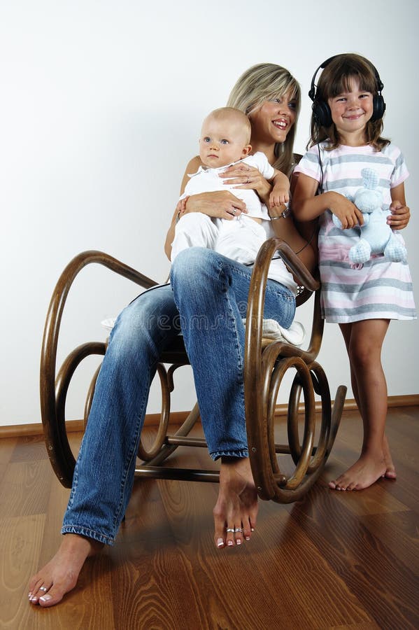 Rocking chair stock image. Image of model, rocking, entertainment