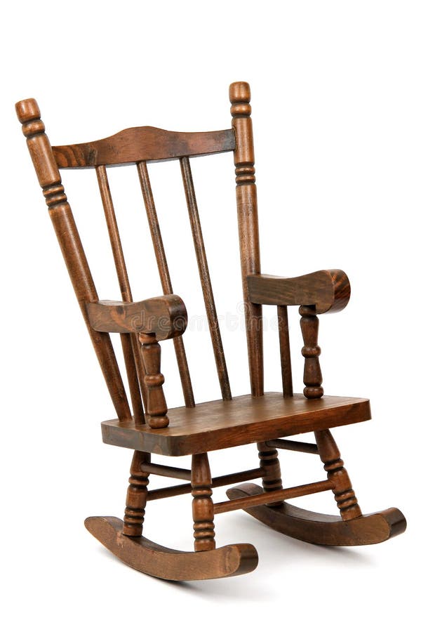 Armless Rocking Chair stock photo. Image of seating, isolated 2259228