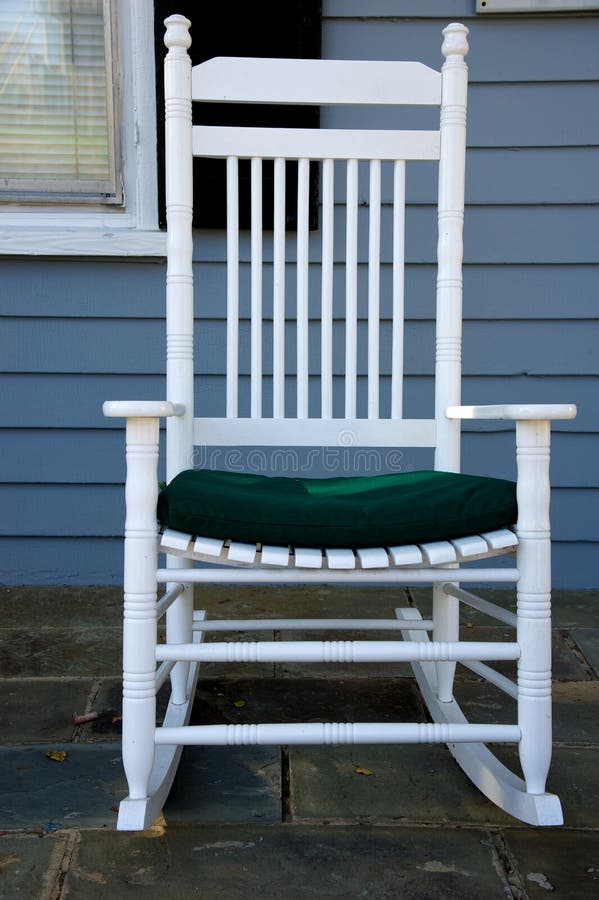Old Antique Rocking Chair on an Old House Porch Stock Photo Image of