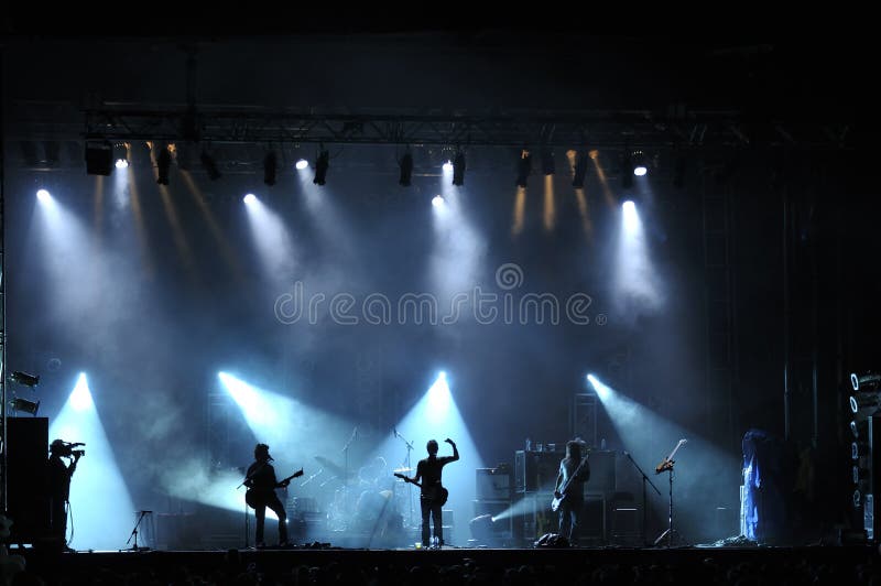 Rockkonzert Live lizenzfreie stockbilder Rockkonzert Live lizenzfreie stockbilder