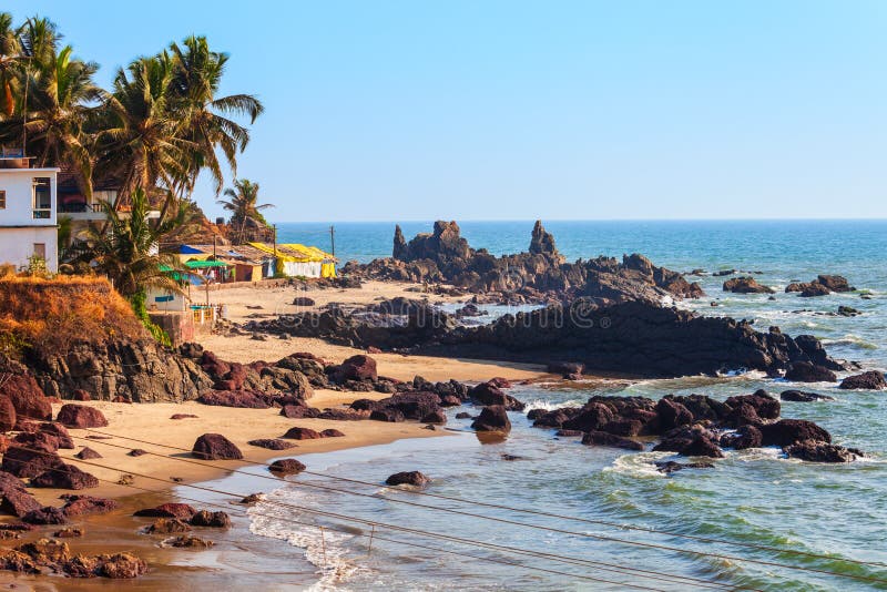Arambol beach stock photo. Image of sand, nature, asia 34788376