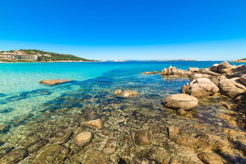 Rocks in Cala Battistoni stock photo. Image of seascape - 72602446