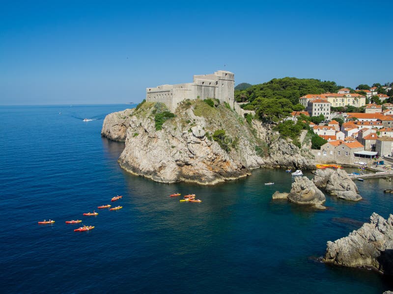 Rocks in Dubrovnik