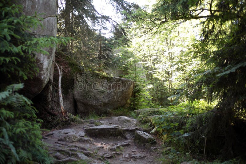 Rocks in the Fichtel Mountains