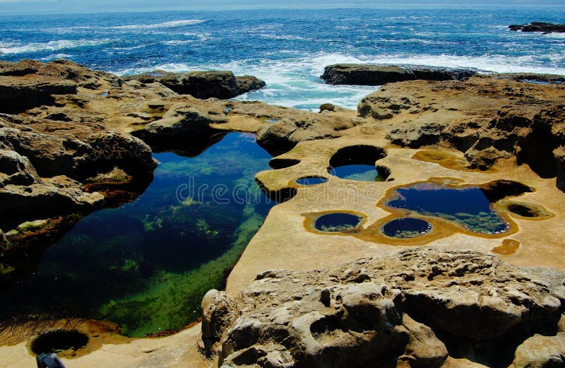 Rocks at the low tides