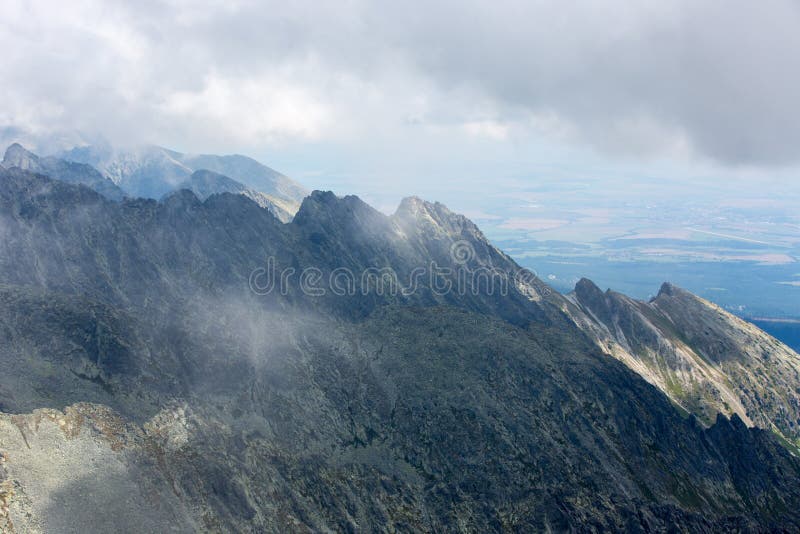 Rocks in mountain range, Tatras