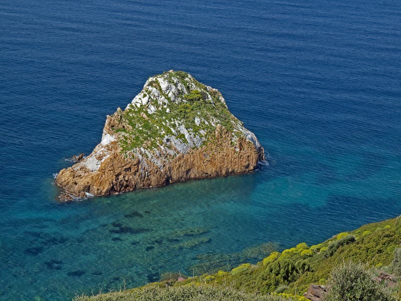 Rocks near Masua in Southwest Sardinia, Italy