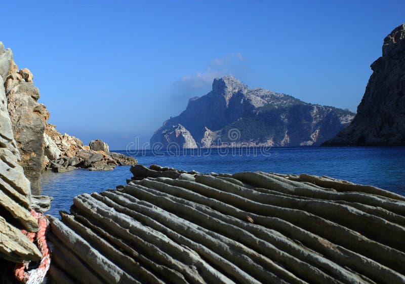 Rocks and sea